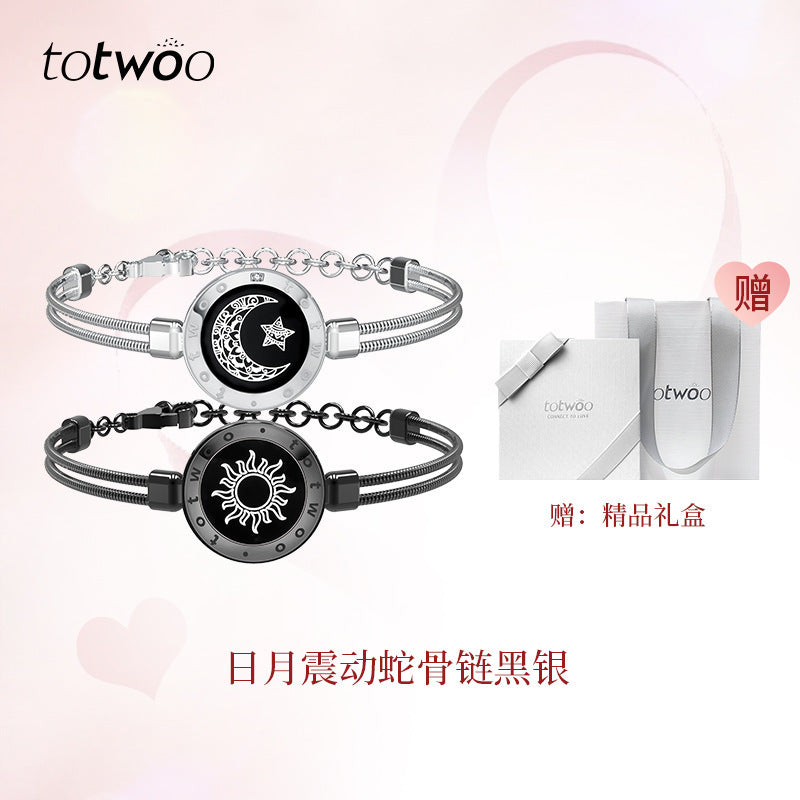 Totwoo Smart Bracelet with Flash & Vibration for Couples Wear for Art Thou
