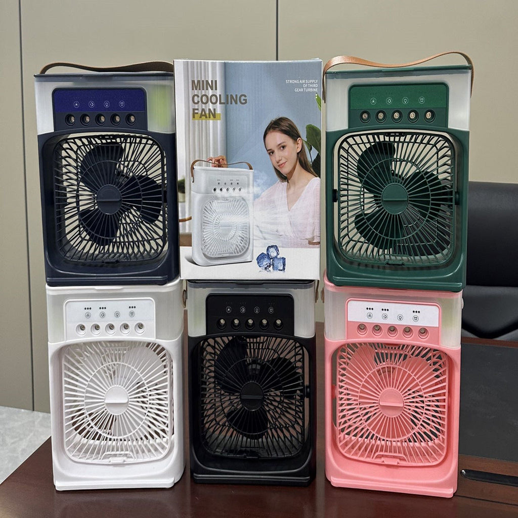 Portable 3-in-1 Air Cooler Fan – Mini AC for Room, Office & Car | Fast Cooling + Humidifier | Ships from USA 🇺🇸 | TikTok & Amazon Hot Seller! Wear for Art Thou
