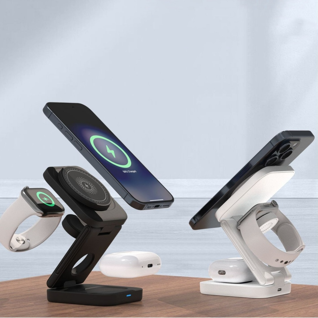 3 IN 1 FOLDABLE WIRELESS CHARGER Wear for Art Thou