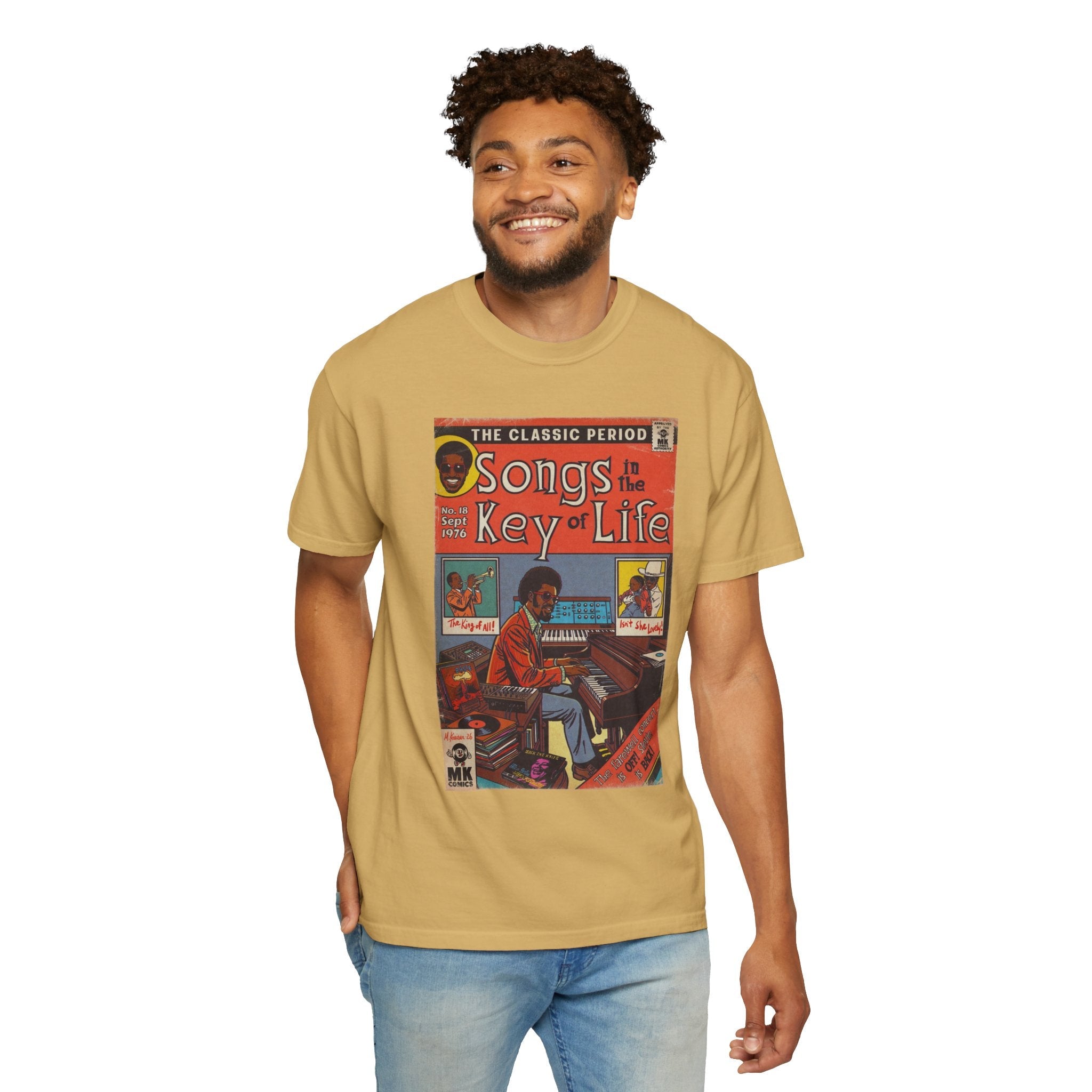 Songs in the Key of Life - Unisex Comfort Colors T-shirt Fine Art Of MK