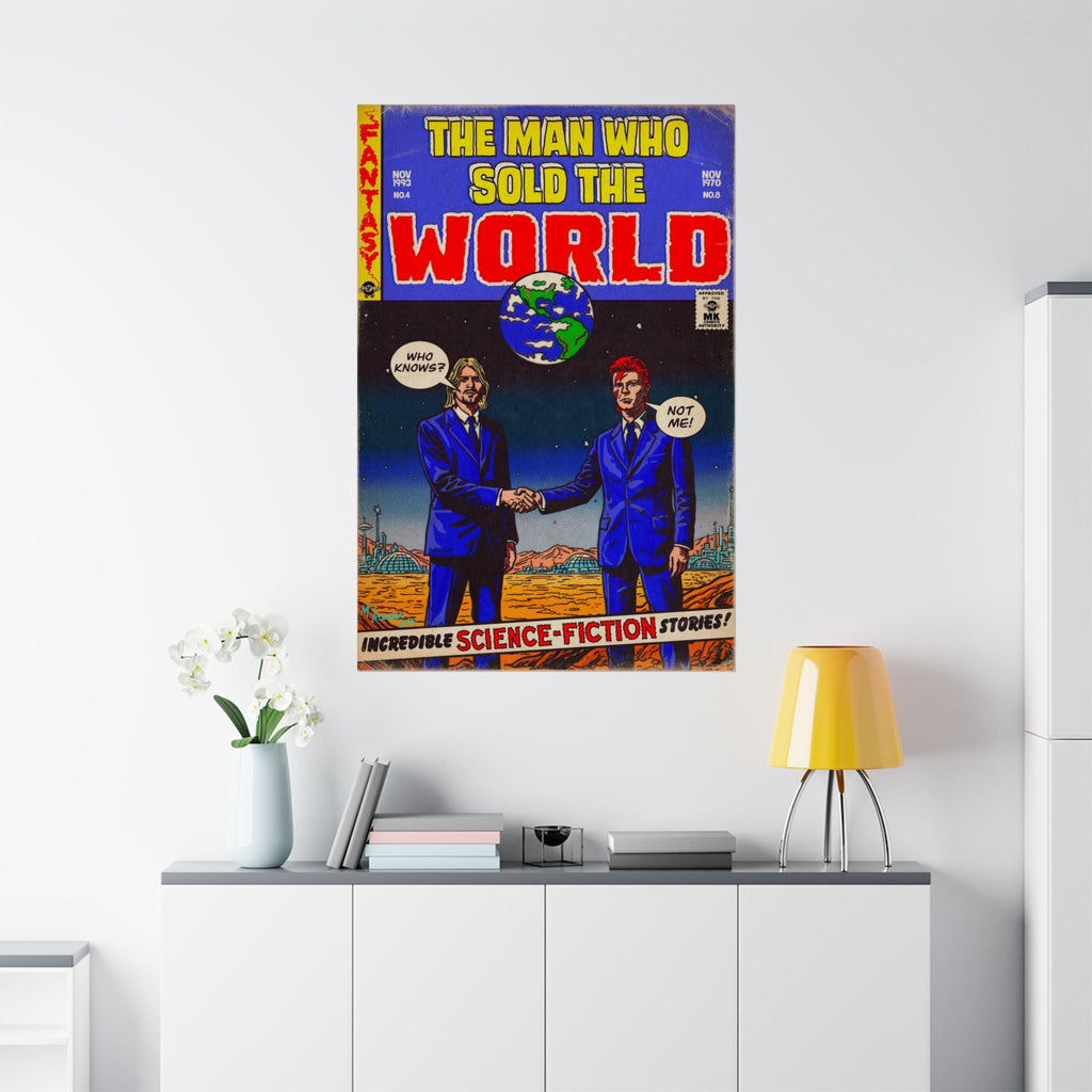 The Man Who Sold The World - Vertical Matte Posters Fine Art Of MK