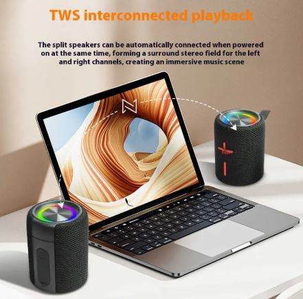 Magnetic Split Bluetooth Subwoofer Speaker – High-Fidelity Portable Audio Wear for Art Thou