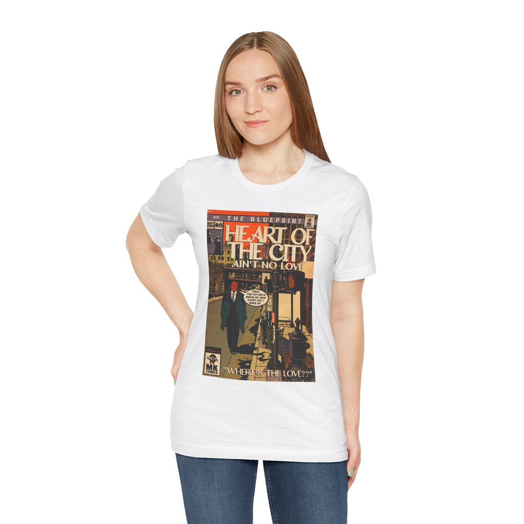 Heart of the City - Unisex Jersey Short Sleeve Tee Fine Art Of MK