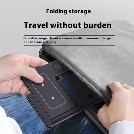 3 In 1 LED Fast Wireless Charger Stand Foldable Charging Station Wear for Art Thou