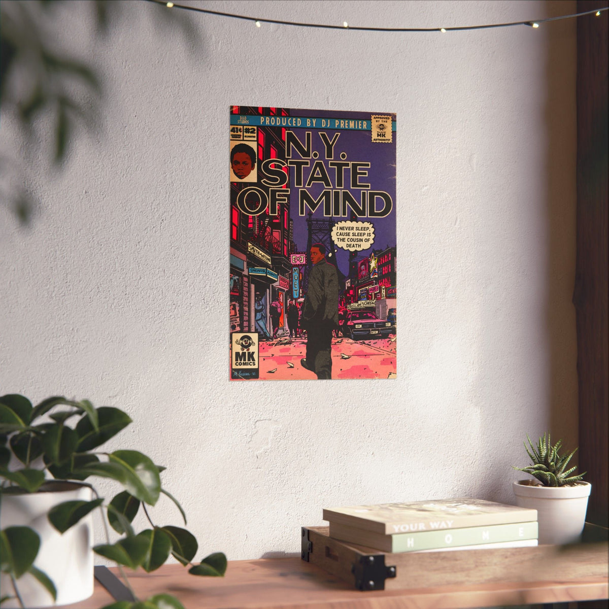 NY State Of Mind - Vertical Matte Poster Fine Art Of MK