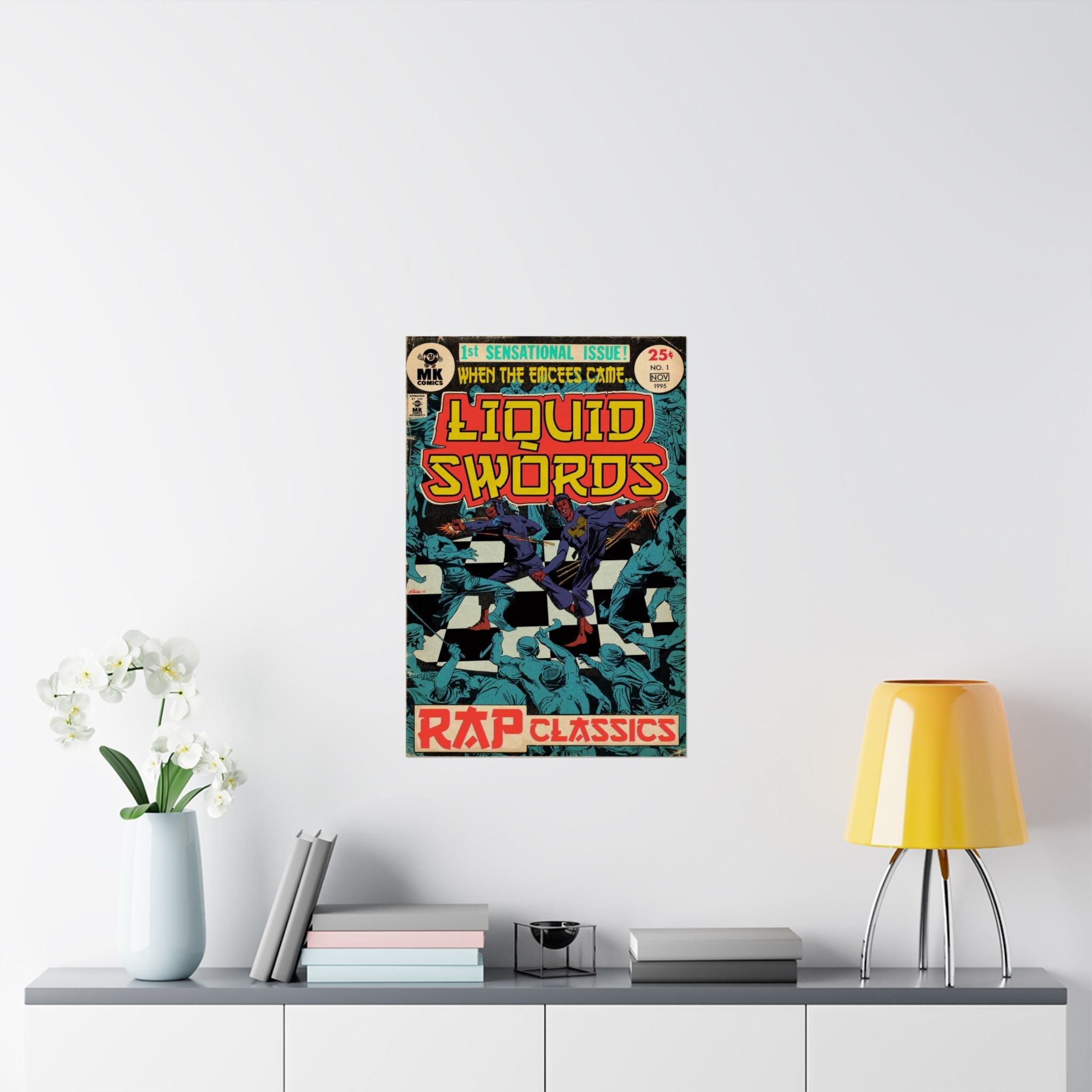 Liquid Swords - Vertical Matte Poster Fine Art Of MK