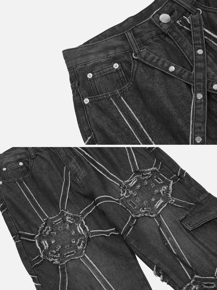 Spider Denim Pants Wear for Art Thou