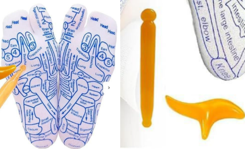 Reflexology Socks with Massage Tool (One Set) Wear for Art Thou