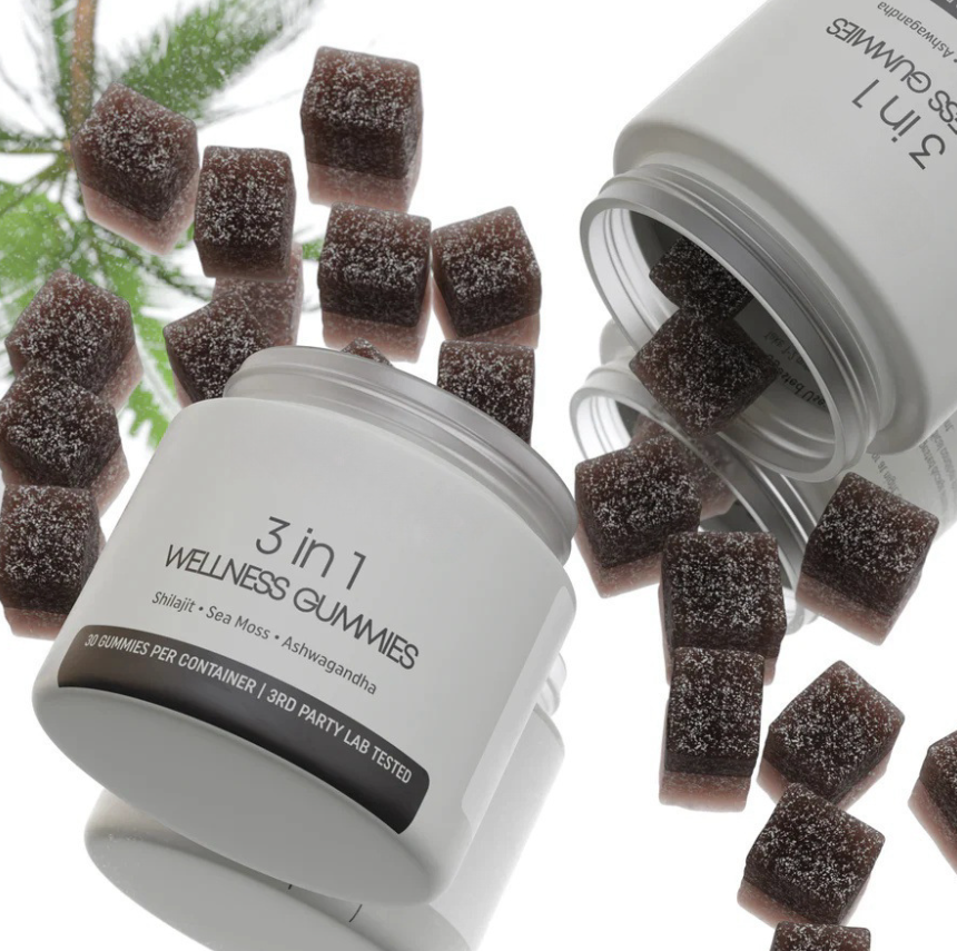 Shilajit 3-in-1 Gummies for Men Wear for Art Thou
