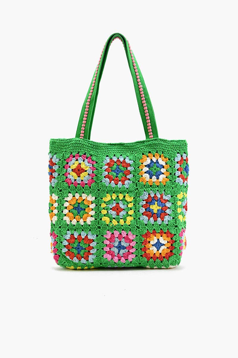 Rooted Radiance Crochet Tote Fitkitty Culture Athleisure Wear, Yoga Wear & Women's Clothing