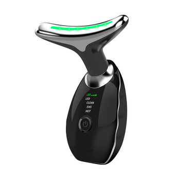 Beauty Facial Massager, 7 Color Wavy Acne Beauty Microcurrent Facial Device Skin Firming for Face Neck Beauty Device, Wear for Art Thou
