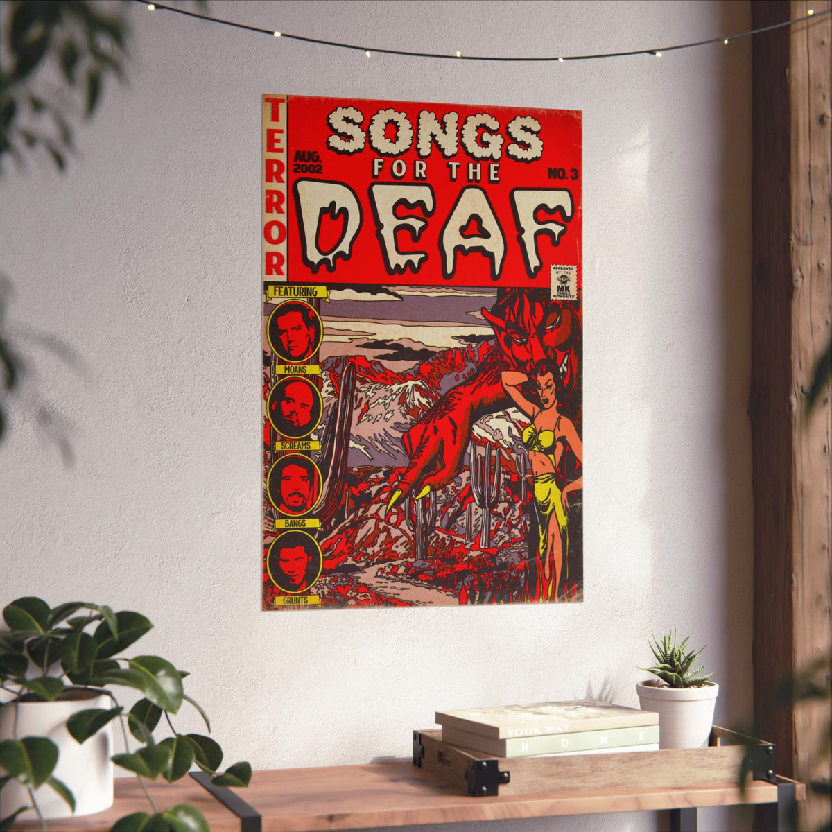 Songs For The Deaf - Vertical Matte Poster Fine Art Of MK
