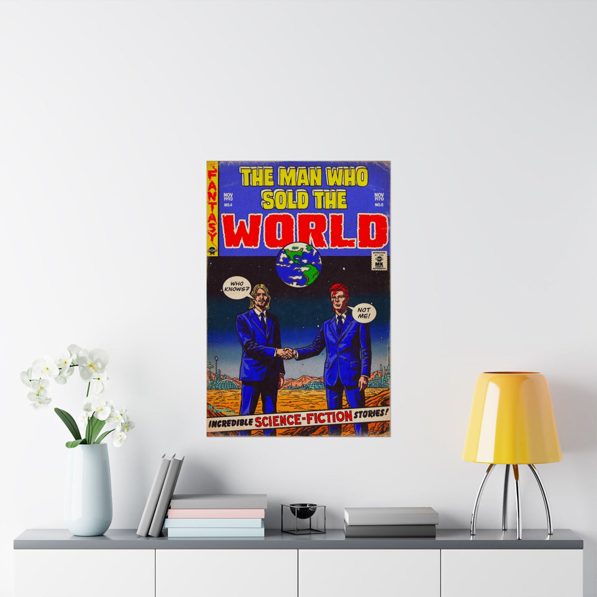 The Man Who Sold The World - Vertical Matte Posters Fine Art Of MK