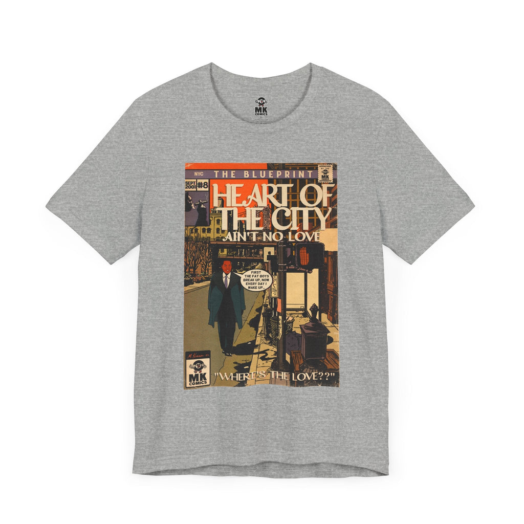 Heart of the City - Unisex Jersey Short Sleeve Tee Fine Art Of MK