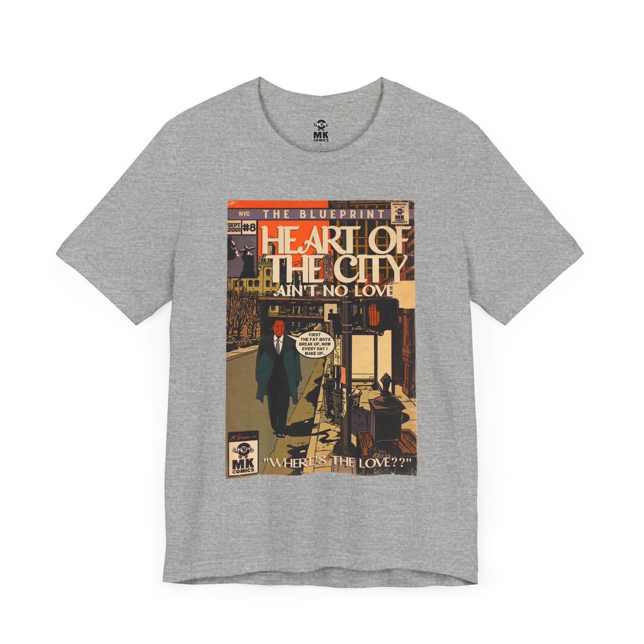 Heart of the City - Unisex Jersey Short Sleeve Tee Fine Art Of MK