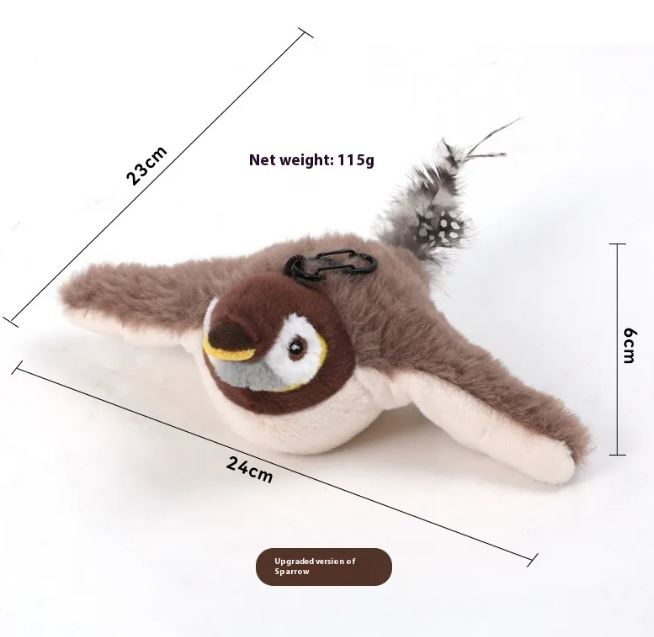 Flapping Bird Cat  Toy Wear for Art Thou