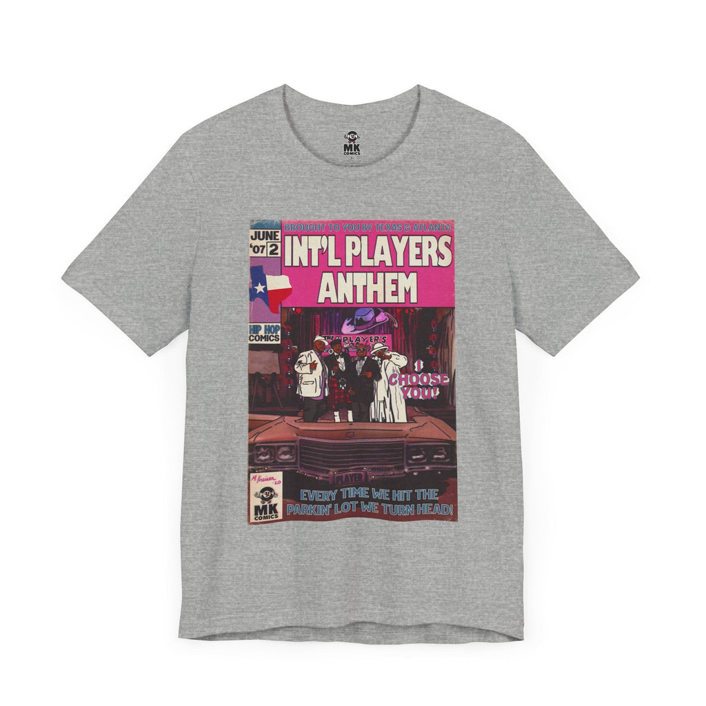 Int’l Players Anthem - Unisex Jersey Short Sleeve Tee Fine Art Of MK