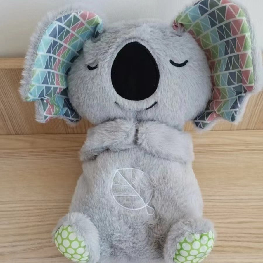 Sound Machine Soothe 'n Snuggle Otter Portable Plush Baby Toy with Sensory Details Music Lights & Rhythmic Breathing Motion Wear for Art Thou