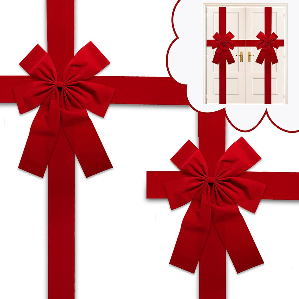Christmas Door Hanging Bow Ribbon Wear for Art Thou