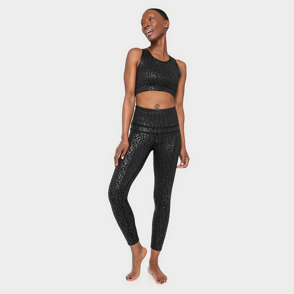 Metallic Cheetah Active Legging Fitkitty Culture Athleisure Wear, Yoga Wear & Women's Clothing