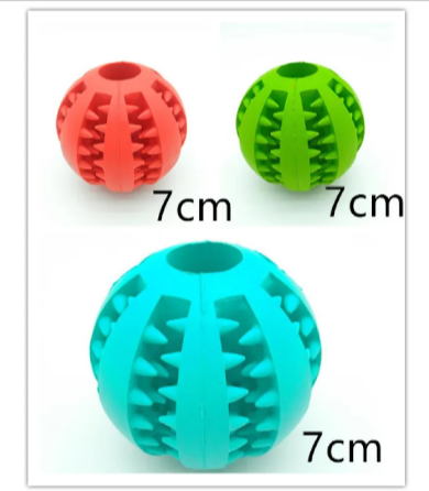 Interactive Rubber Slow Feeder Dog Ball Wear for Art Thou