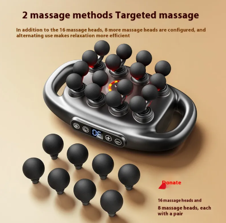Deep Tissue Muscle Massage Gun, 8/16 Heads Wear for Art Thou
