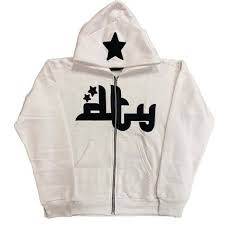 Star Printed Zip Up Hoodies Wear for Art Thou