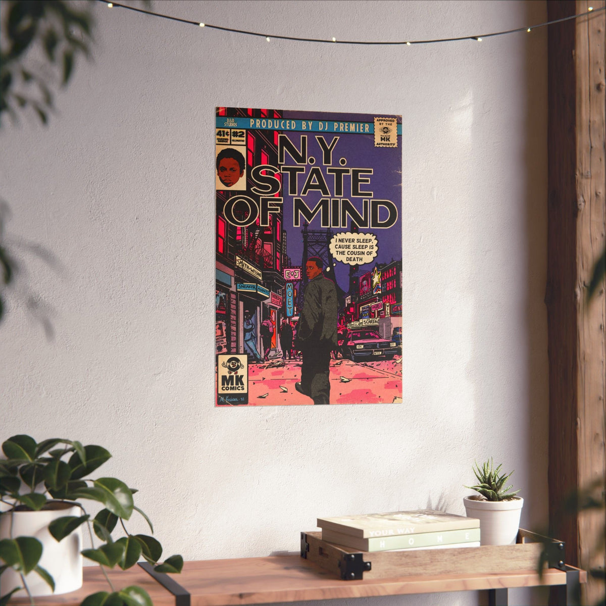 NY State Of Mind - Vertical Matte Poster Fine Art Of MK