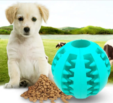 Interactive Rubber Slow Feeder Dog Ball Wear for Art Thou