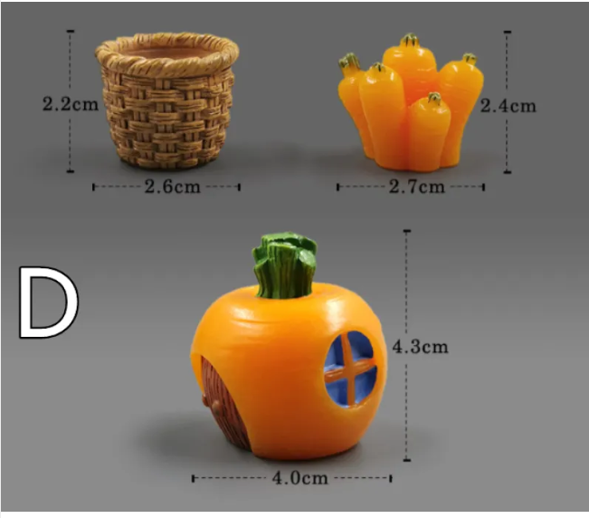 Mini Resin Animal Figurines – DIY Micro-Landscape Decor Wear for Art Thou