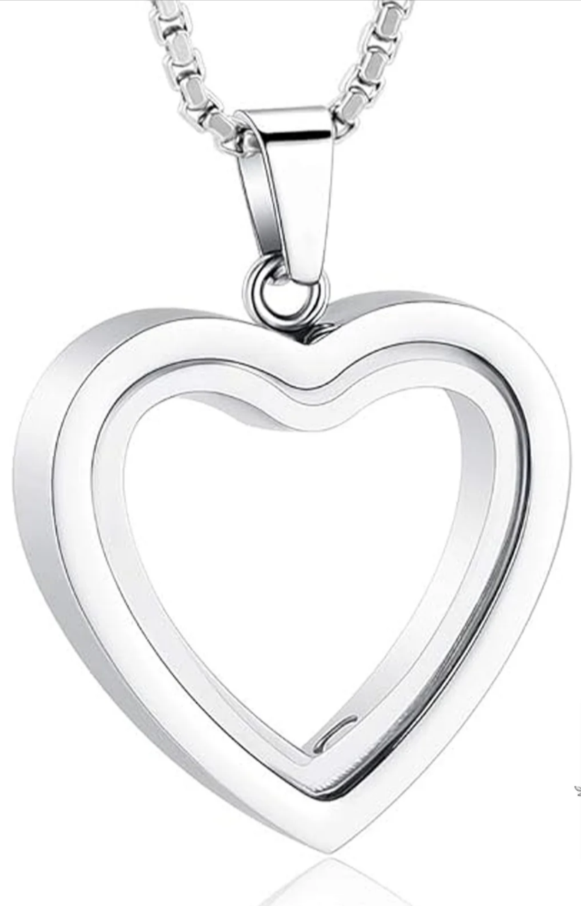 Heartfelt Remembrance: Stainless Steel Heart-Shaped Cremation Pendant Wear for Art Thou