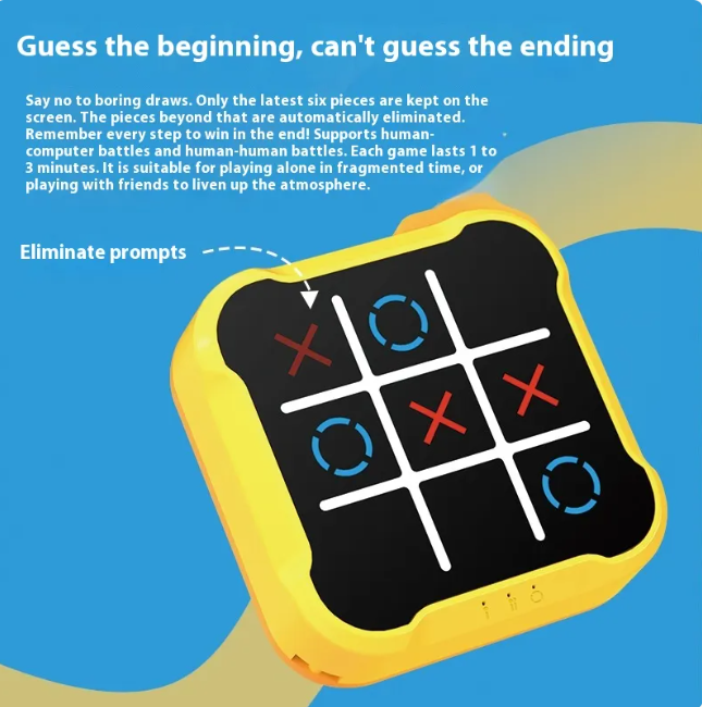 Educational Tic-Tac-Toe Toy for Kids Wear for Art Thou