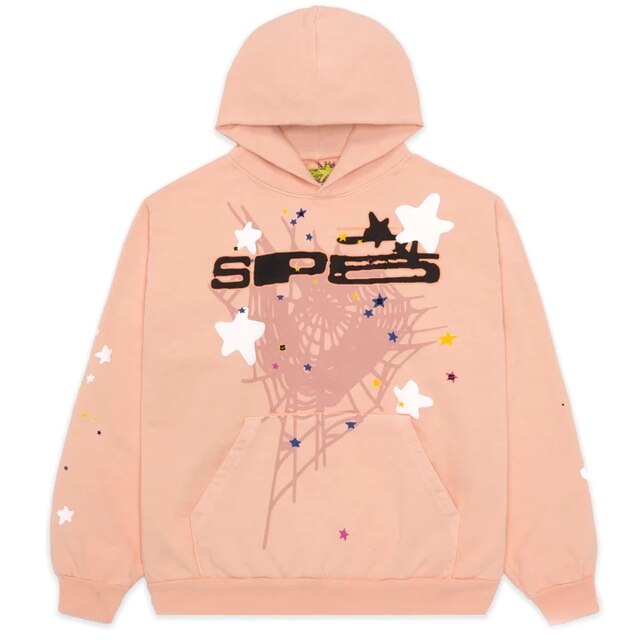 Spider Letter Prints Hoodies Wear for Art Thou