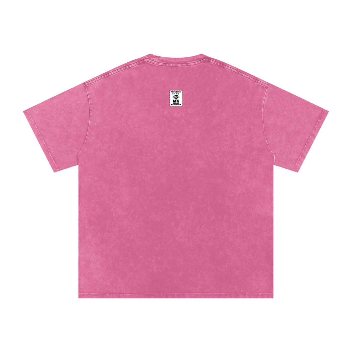 Maneater - Snow Washed Oversized Cotton T-Shirt Fine Art Of MK