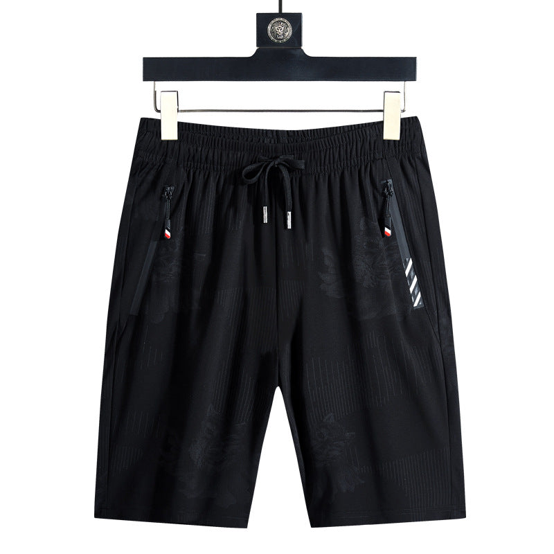 Thin Fitness Running Beach Five-Point Pants Wear for Art Thou