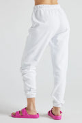 Electric Fleece Joggers in White Fitkitty Culture Athleisure Wear, Yoga Wear & Women's Clothing