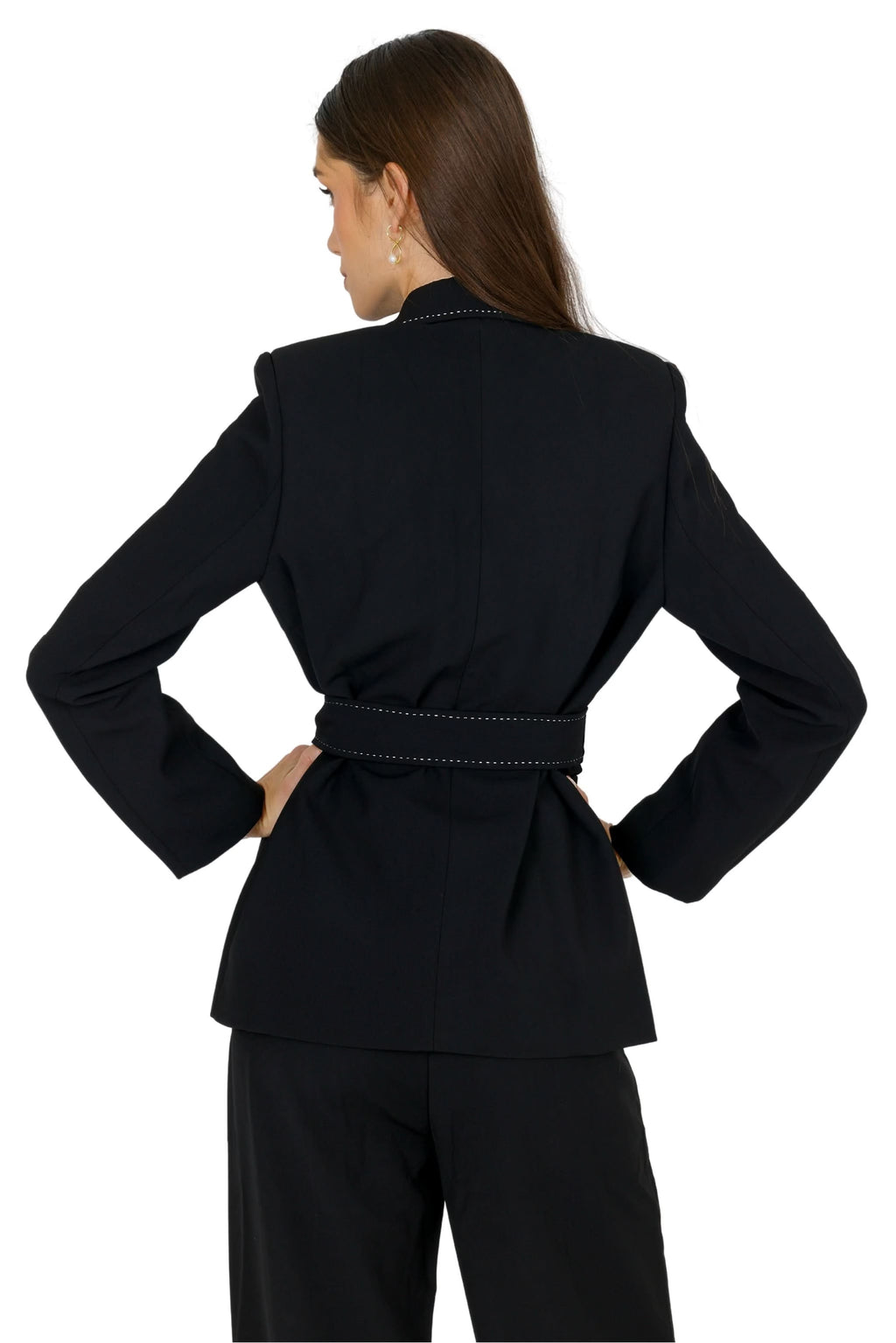 Yena Blazer with Belt Akalia