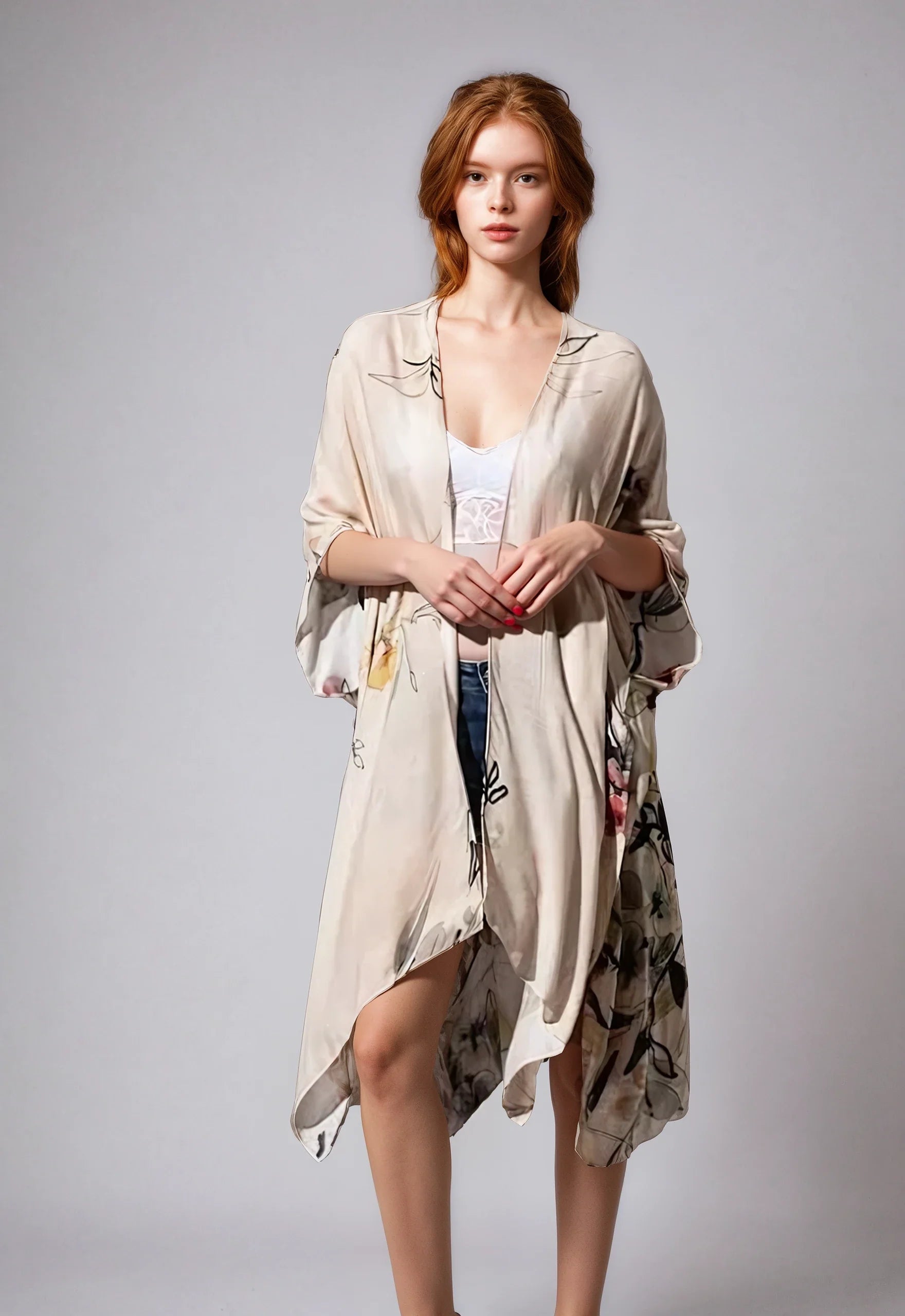 Fleur Serenity Kimono Fitkitty Culture Athleisure Wear, Yoga Wear & Women's Clothing