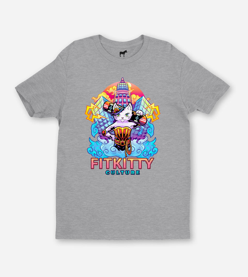 Fitkitty Baddie Kitty T-Shirt Fitkitty Culture Athleisure Wear, Yoga Wear & Women's Clothing
