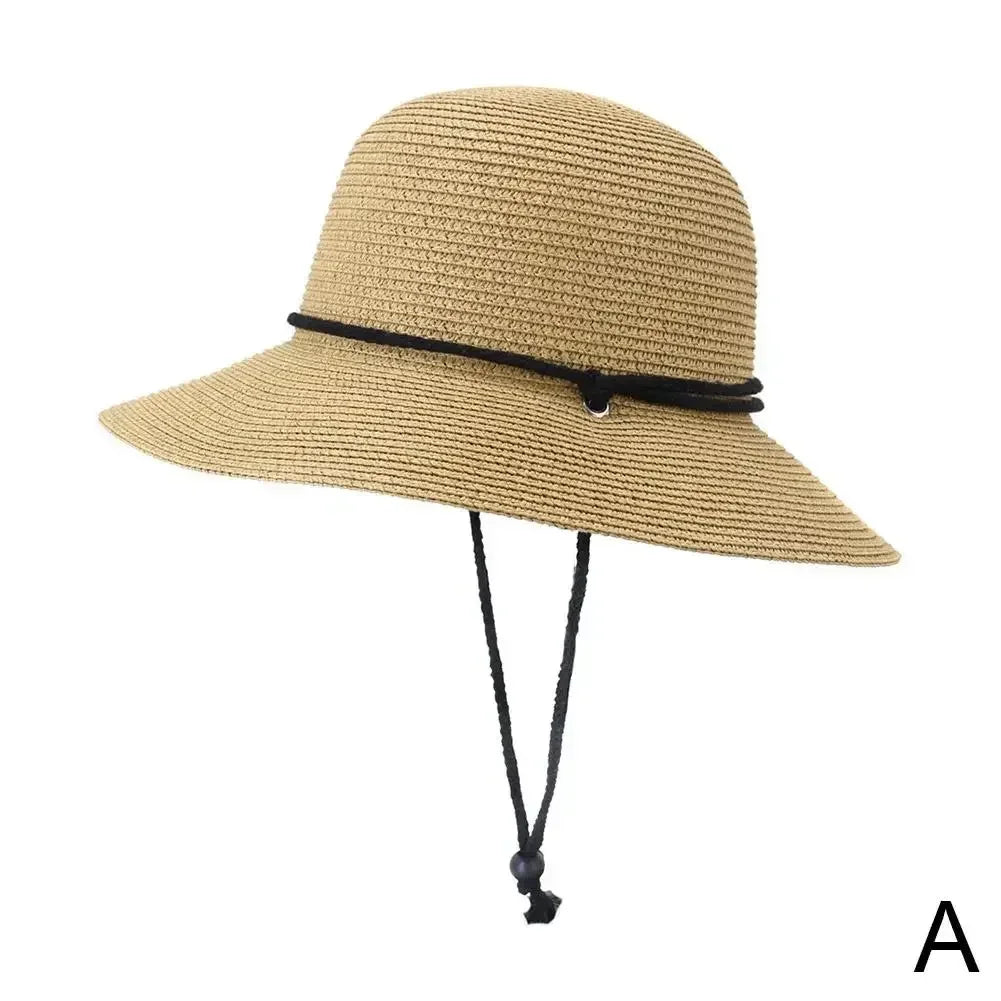 2025 Fashion Korean Version Women's Beach Summer Sun Hat Travel Breathable Beach Sunshade Sun Hat Dome Basin Hat Femstylo