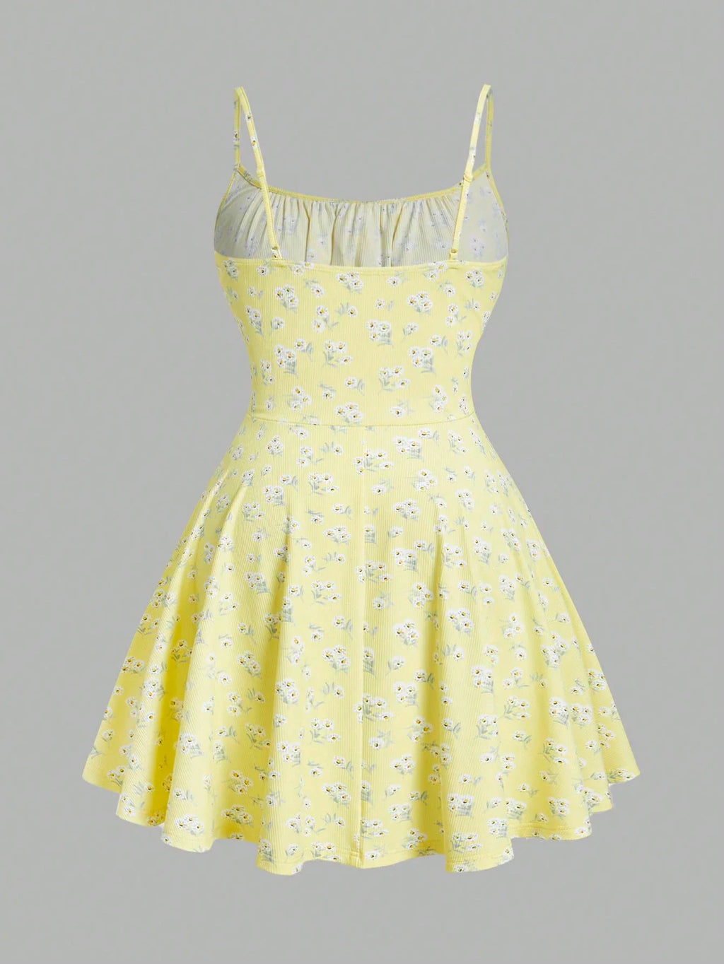 New fashion floral elegant sleeveless thin strap camisole dress Urban Fashion Icon