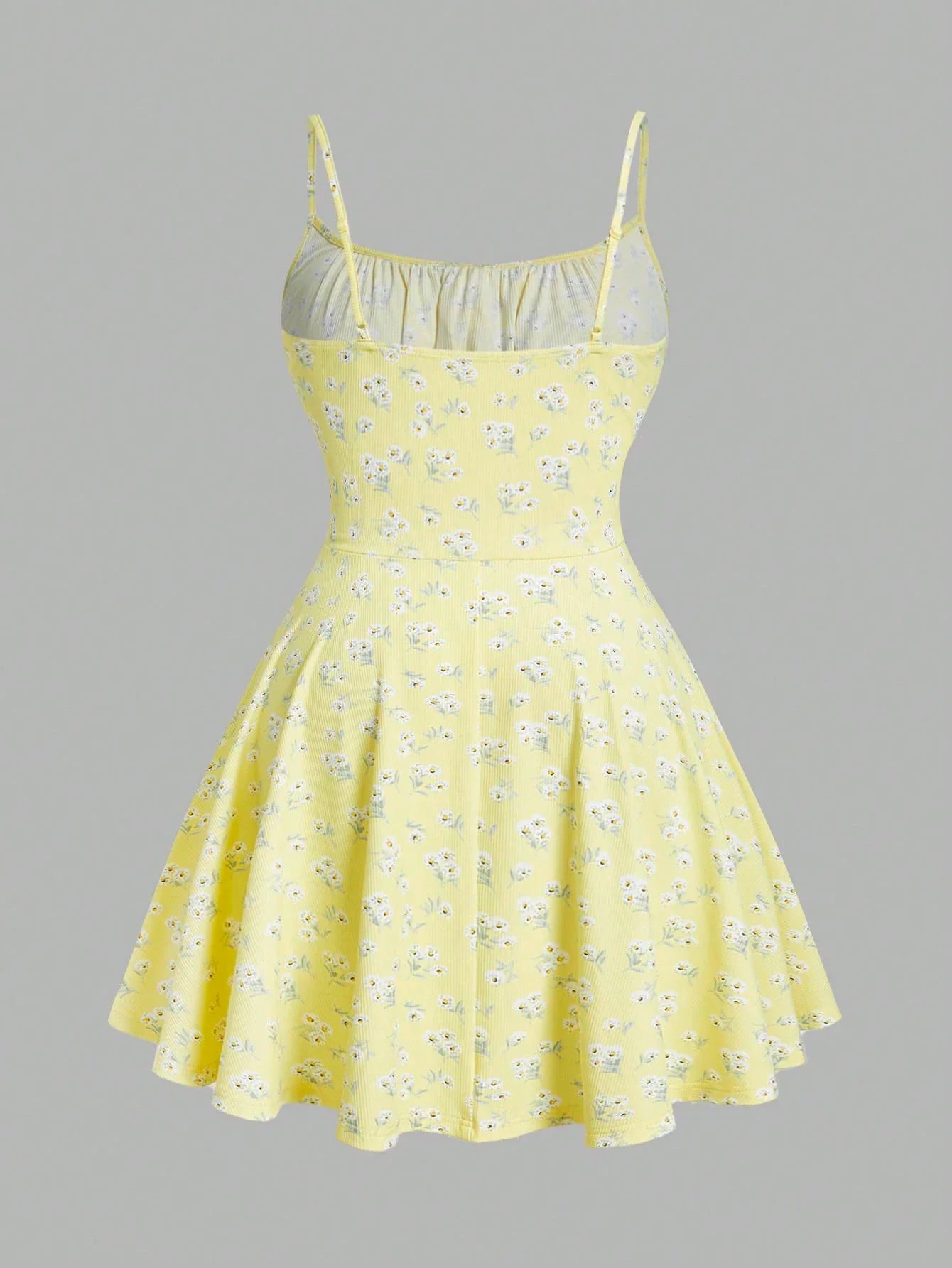 New fashion floral elegant sleeveless thin strap camisole dress Urban Fashion Icon