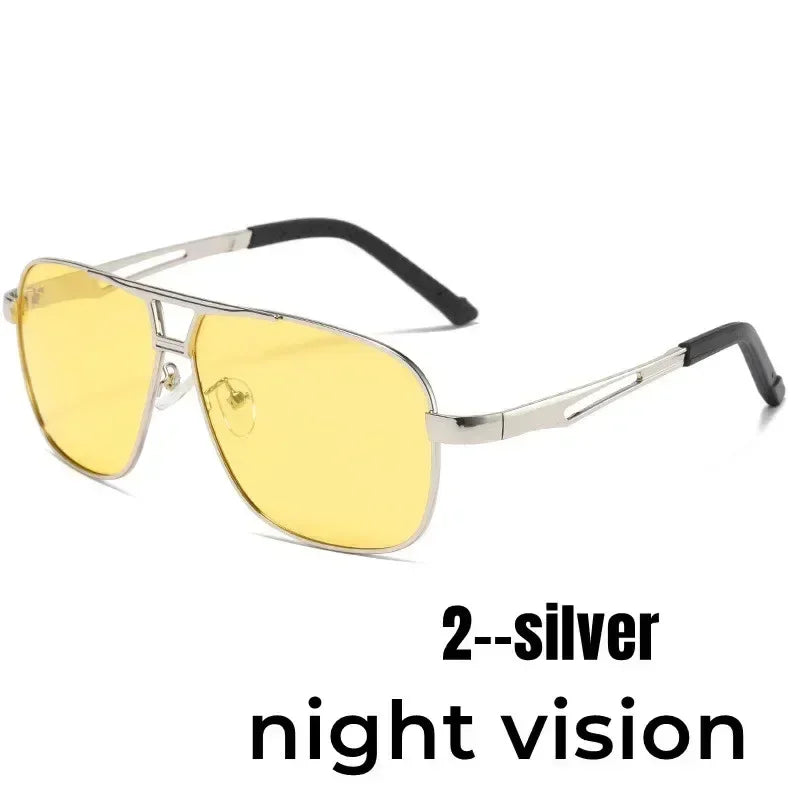 2024 UV400 Polarized Sunglasses Men Women Outdoor Discoloration Eyewear Men Trendy Photochromic Night Vision Sun Glasses Femstylo