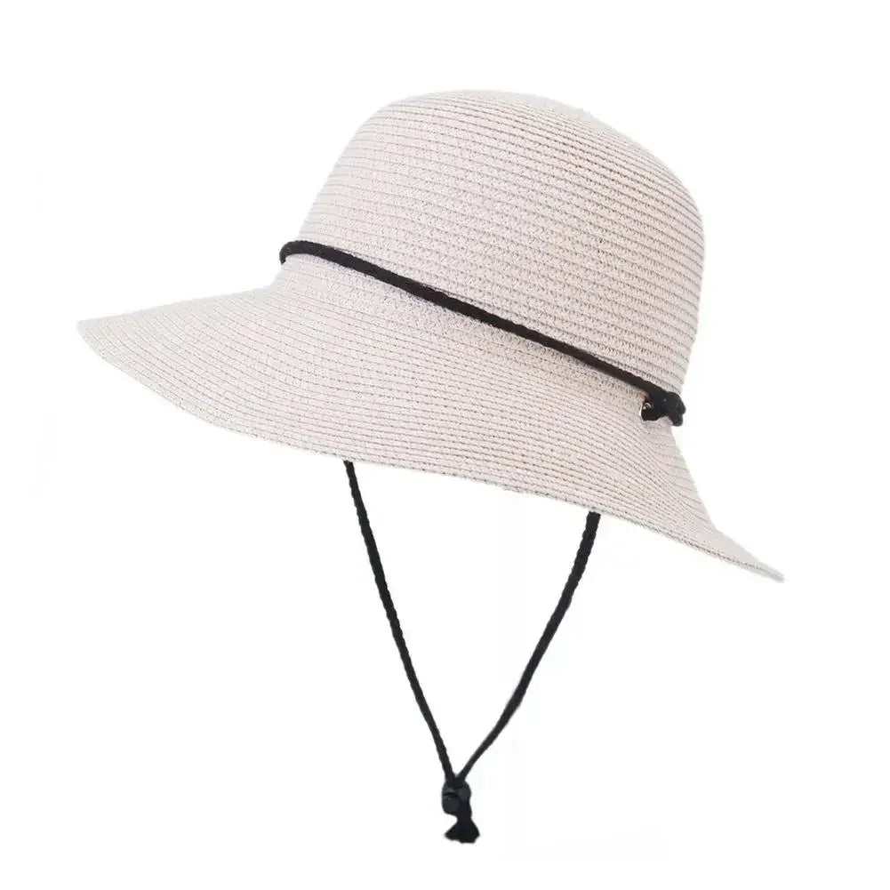 2025 Fashion Korean Version Women's Beach Summer Sun Hat Travel Breathable Beach Sunshade Sun Hat Dome Basin Hat Femstylo