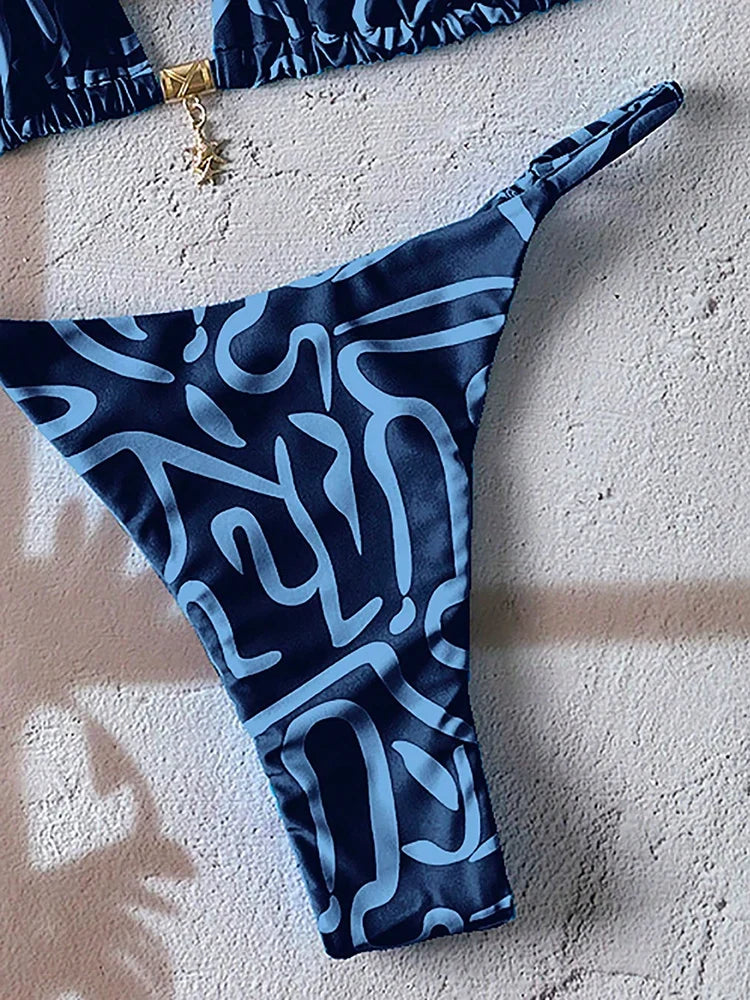 Micro Bikini Women Swimsuit Two-Piece Bathing Suit Woman Swimwear 2026 Sexy Leopard Push Up Thong Bikinis Sets Beachwear Summer Urban Fashion Icon