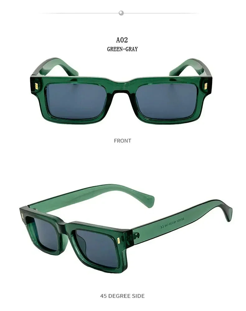 Fashion Sunglasses For Men Vintage Glasses Retro Square Sunglasses Women Trendy And Fashionable Gafas De Sol Hombre Zonnebril Femstylo