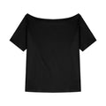 2026 Summer Off Shoulder T-shirt Women Sexy Y2K Korean Fashion Crop Tops Woman Vintage Japanese White Tee Shirt Femme Clothes Urban Fashion Icon