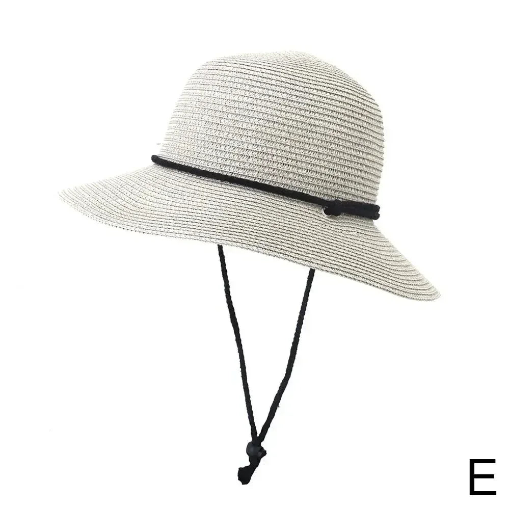 2025 Fashion Korean Version Women's Beach Summer Sun Hat Travel Breathable Beach Sunshade Sun Hat Dome Basin Hat Femstylo