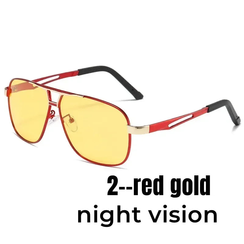 2024 UV400 Polarized Sunglasses Men Women Outdoor Discoloration Eyewear Men Trendy Photochromic Night Vision Sun Glasses Femstylo