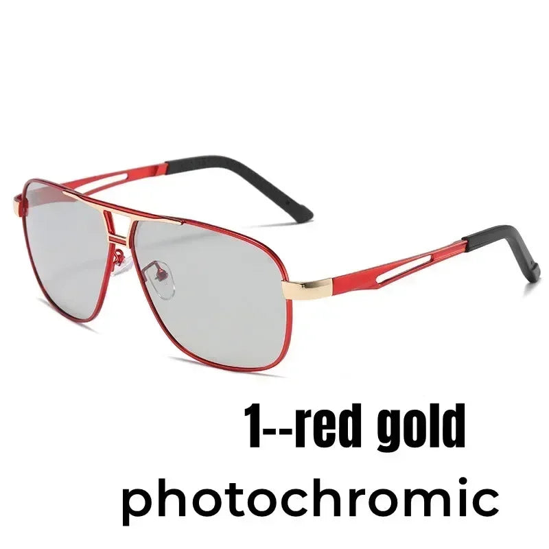 2024 UV400 Polarized Sunglasses Men Women Outdoor Discoloration Eyewear Men Trendy Photochromic Night Vision Sun Glasses Femstylo